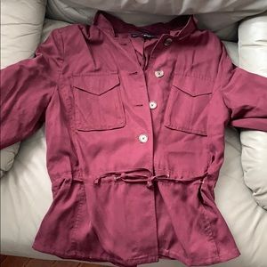 Plum White House Black Market Jacket